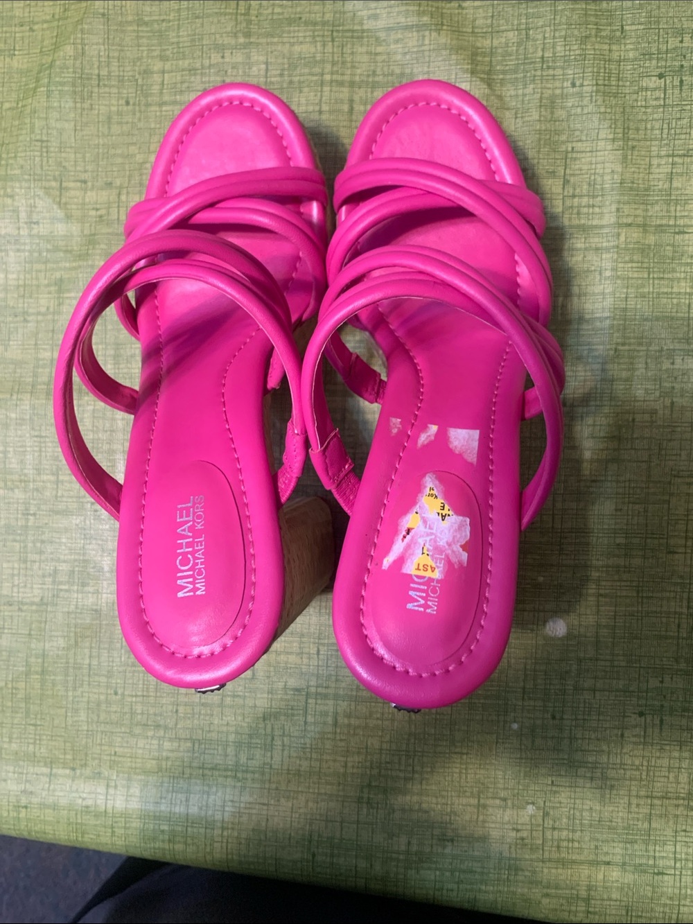 MICHAEL Michael Kors Hot Pink Strappy Kids Sandals